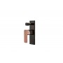 Seto Rose Gold & Matte Black Shower Wall Mixer With Diverter